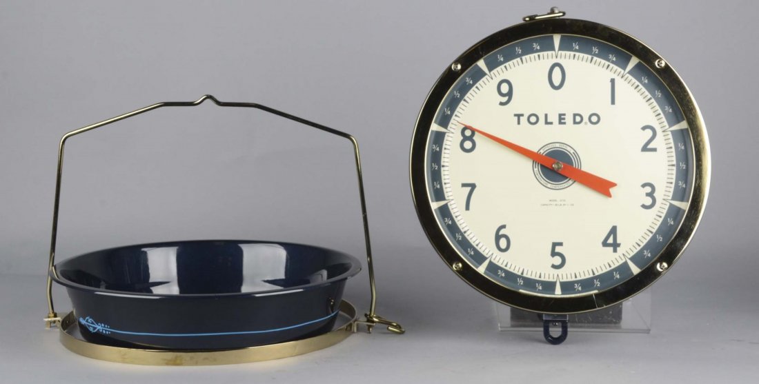 Blue Toledo Model 2110 30 Lb Hanging Produce Scale (1 of 2)