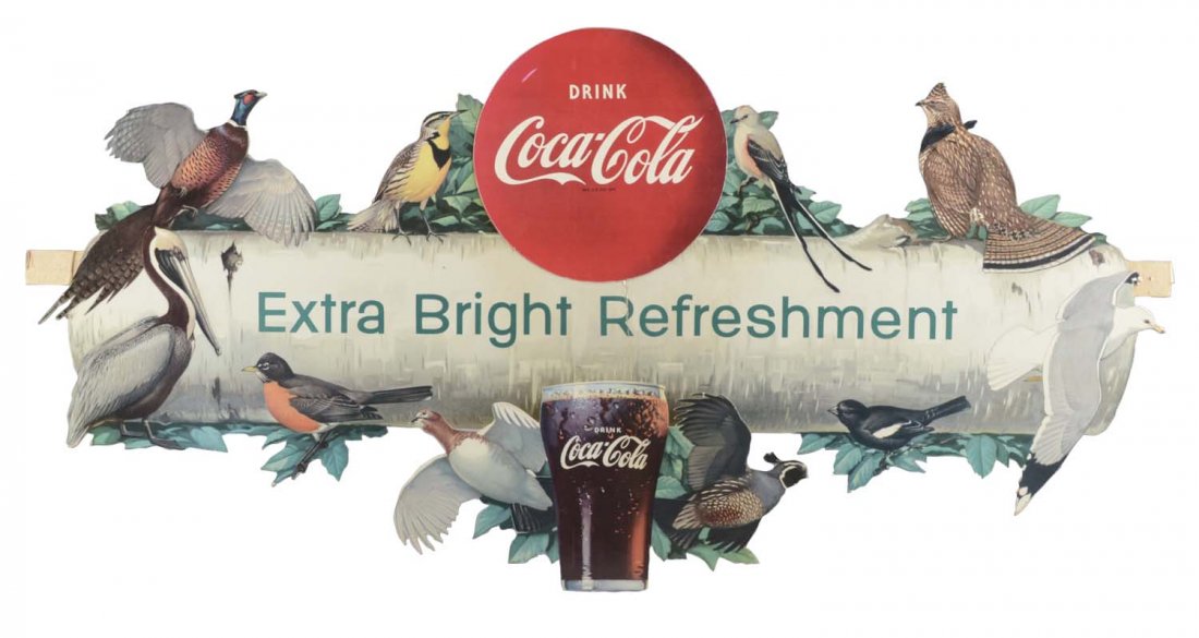 Coca Cola State Birds Festoon Advertising Display (1 of 3)