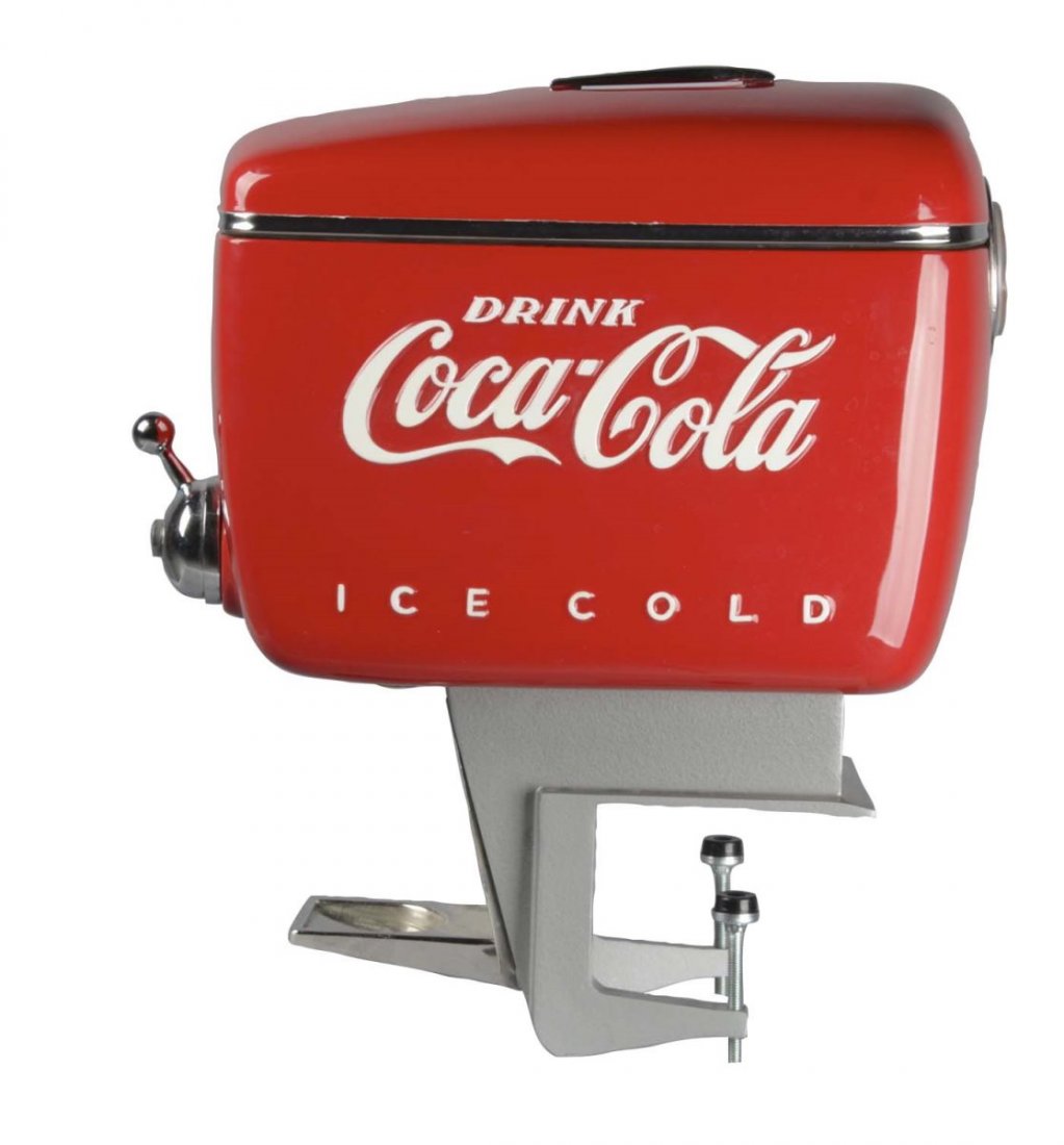Red Coca Coca Outboard Motor Dispenser (1 of 5)