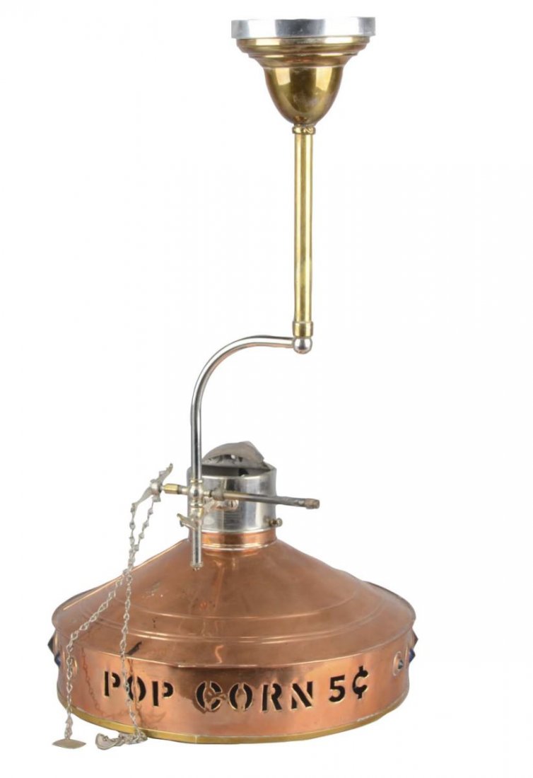 Hanging Copper Popcorn Roaster Display (1 of 2)