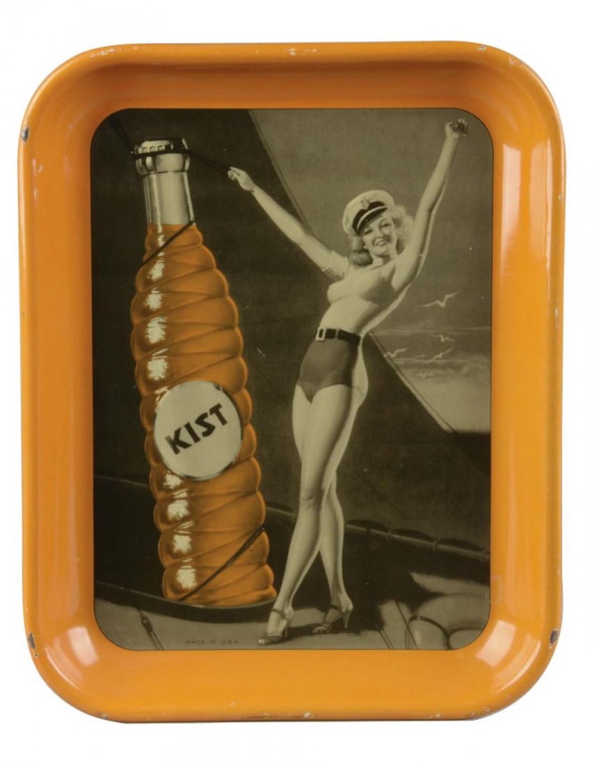 Kist Orange Soda Sailor Girl Tin Serving Tray (1 of 2)