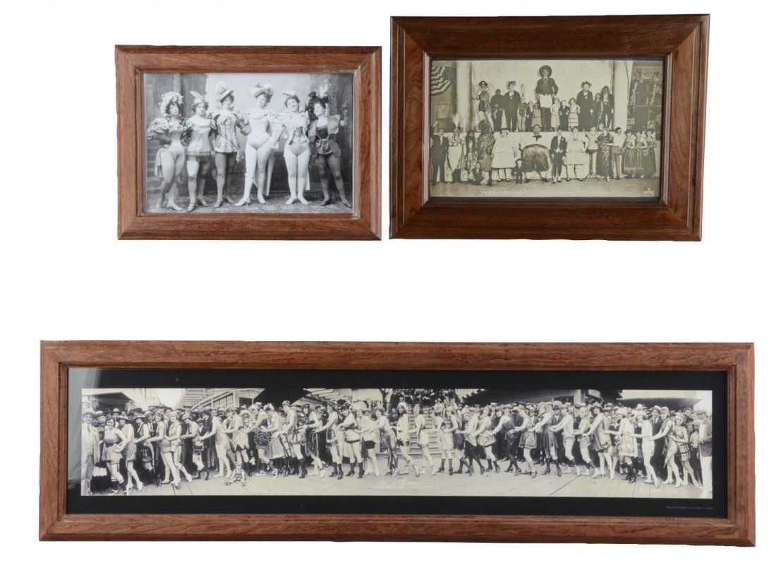 Lot Of 3: Black & White Photographs In Frames (1 of 4)