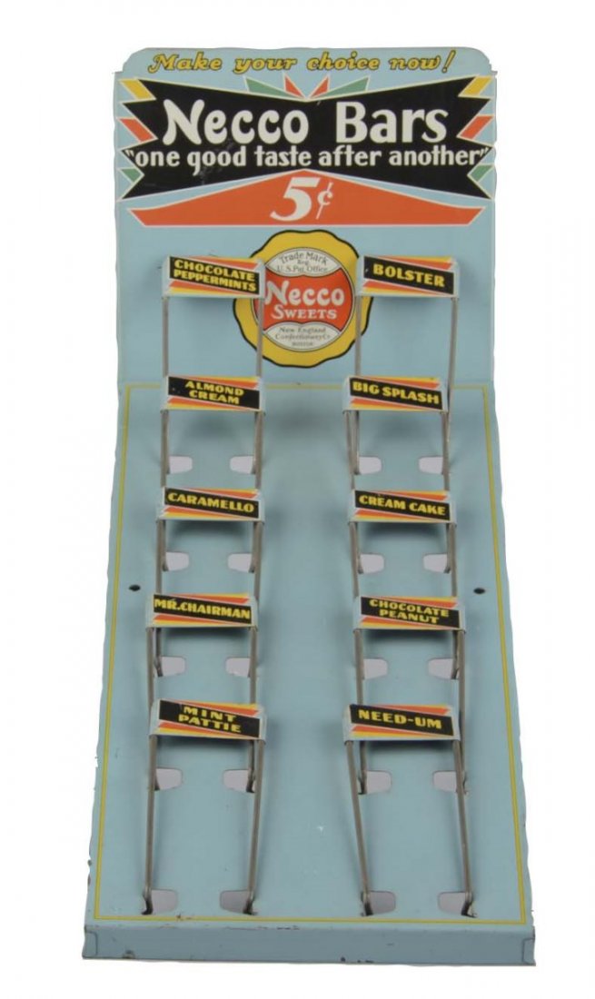 Necco Bars Tin Litho Countertop Display (1 of 3)