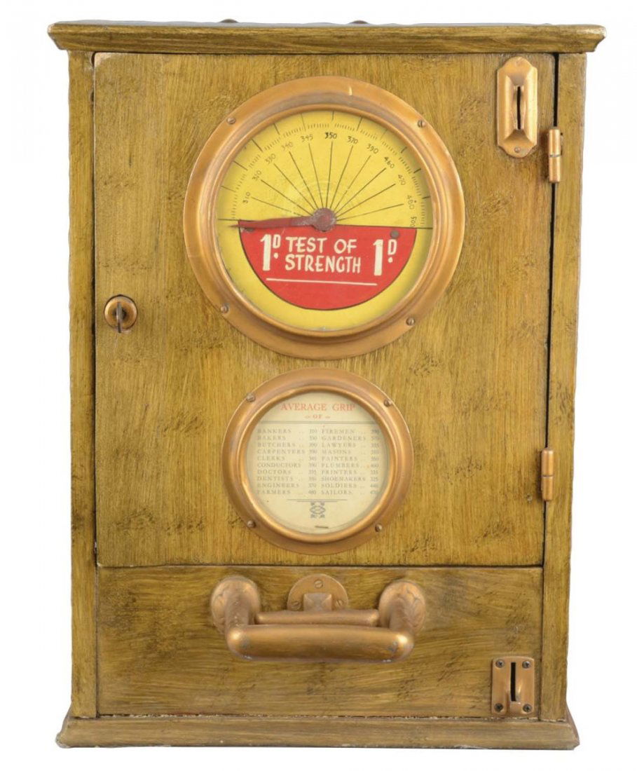 Coin-Op English Strength Tester Arcade Machine (1 of 4)