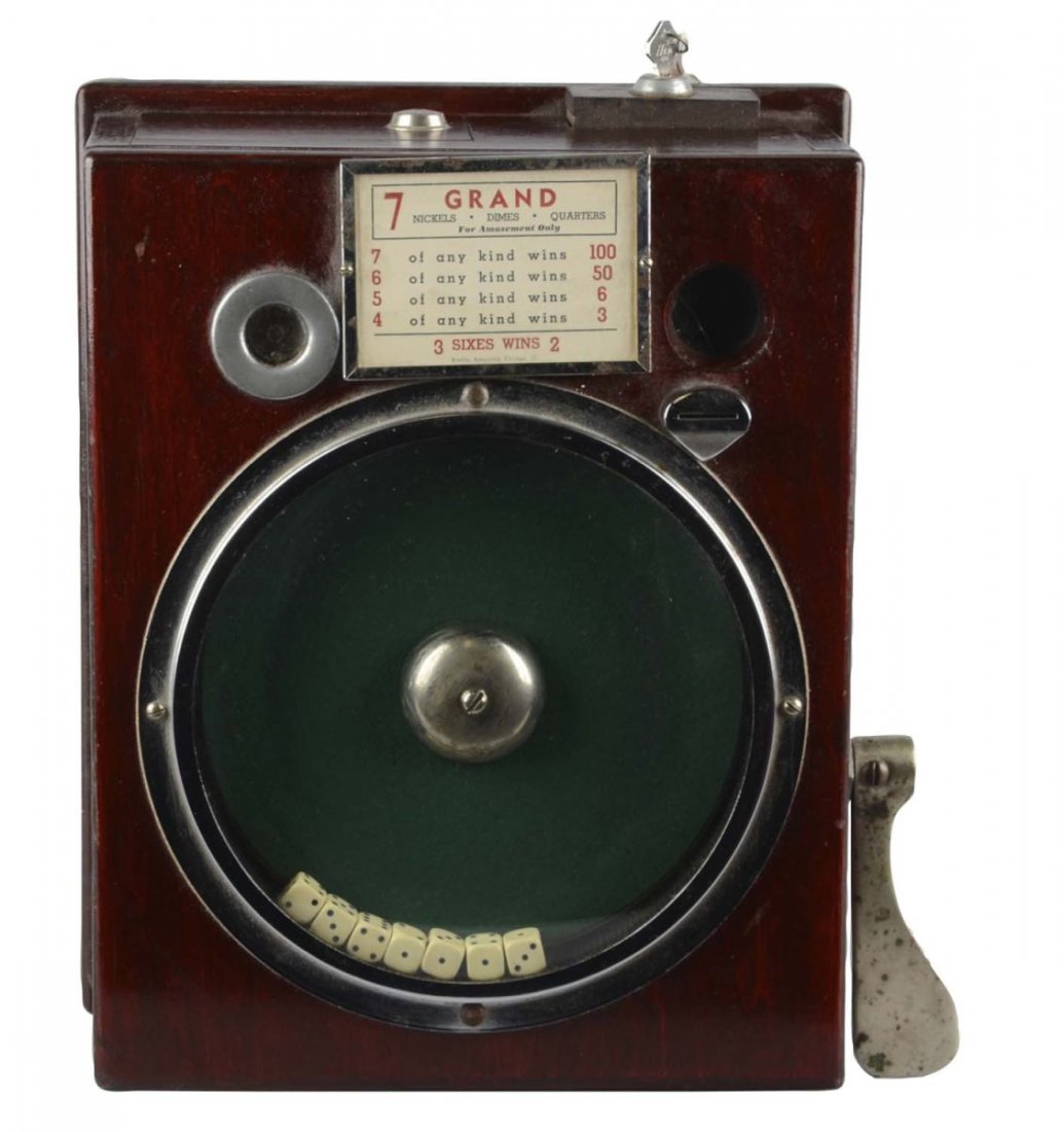 Coin-Op Bradley Seven Grand Dice Trade Stimulator (1 of 3)