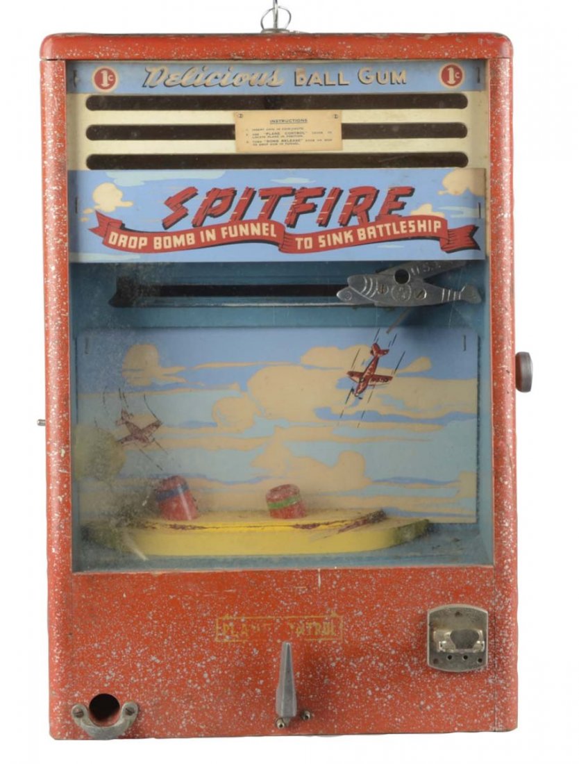 1 Spitfire Gumball Vending Machine Arcade Game (1 of 3)