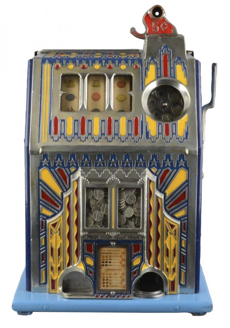5 Pace Fancy Front Comet Slot Machine (1 of 7)