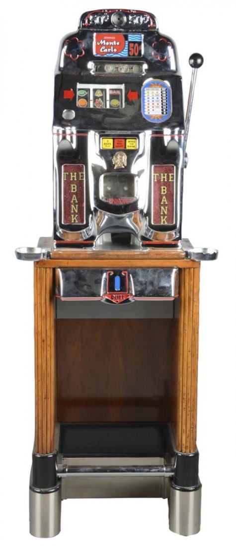 50 Jennings Monte Carlo Sun Chief Slot Machine (1 of 5)