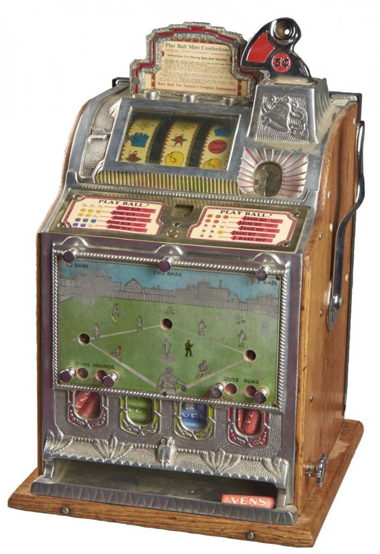 5 Mills FOK Baseball Vender Skill Slot Machine
