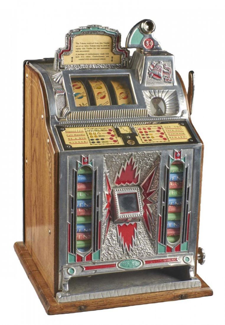 5 Mills Jackpot Front Vender Slot Machine (1 of 1)