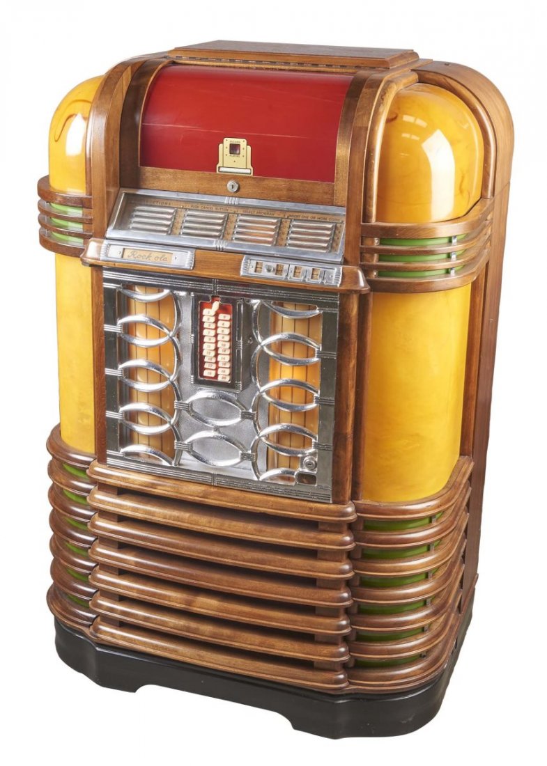 Multi-Coin Rock-Ola Model DE-39 Jukebox (1 of 2)