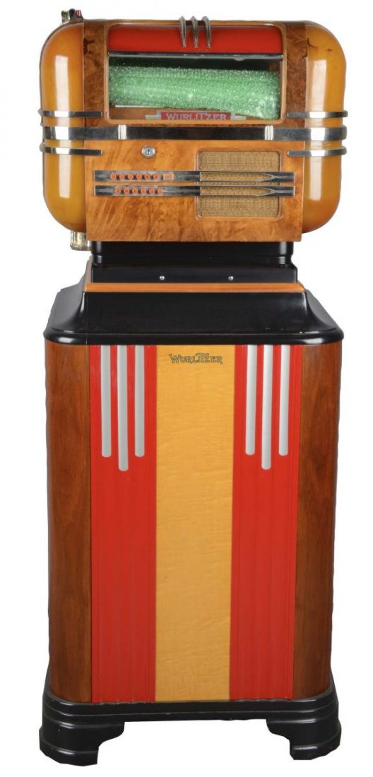 5 Wurlitzer Model 41 Tabletop Jukebox With Stand