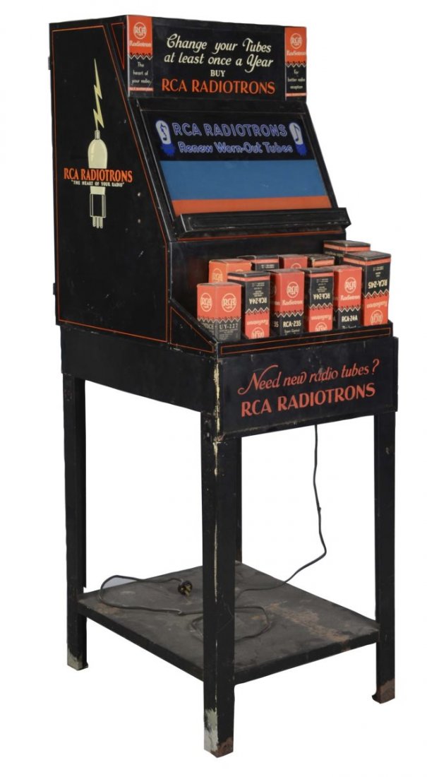 RCA Tube Display With Tube Boxes (1 of 7)