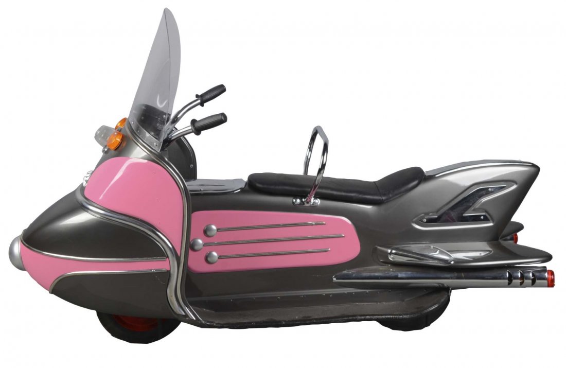 Carnival Ride-On Electrified Space Motor Scooter (1 of 4)