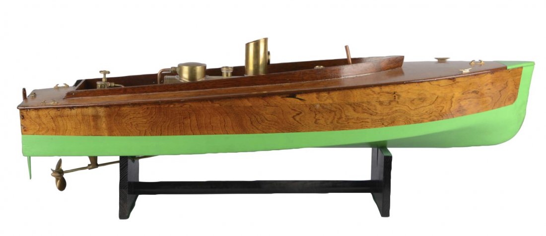 H. E. Boucher N.Y. Steam Engine Powered Boat (1 of 3)