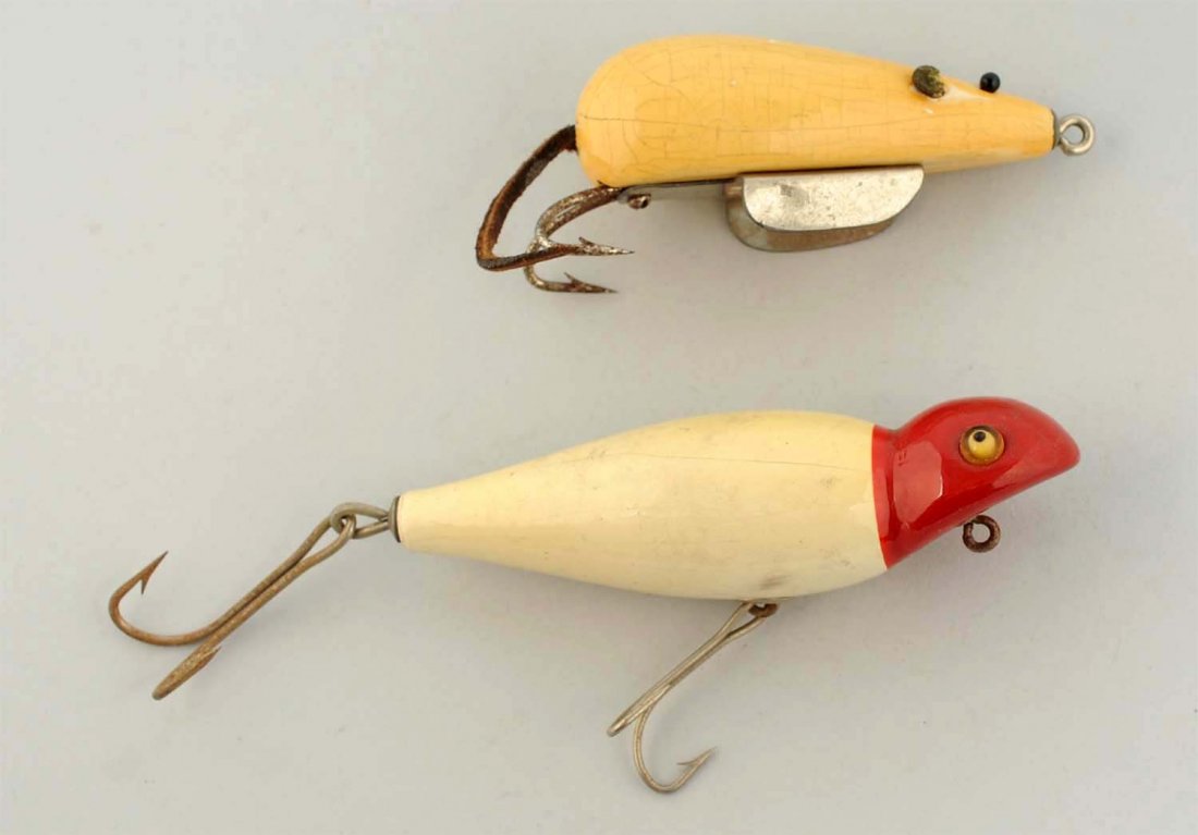 Lot Of 2: Strike-master Wood Baits,Versailles, OH. (1 of 4)