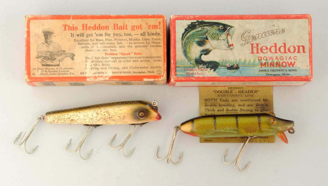 Lot Of 2: Heddon Baits in Correct Boxes. (1 of 8)