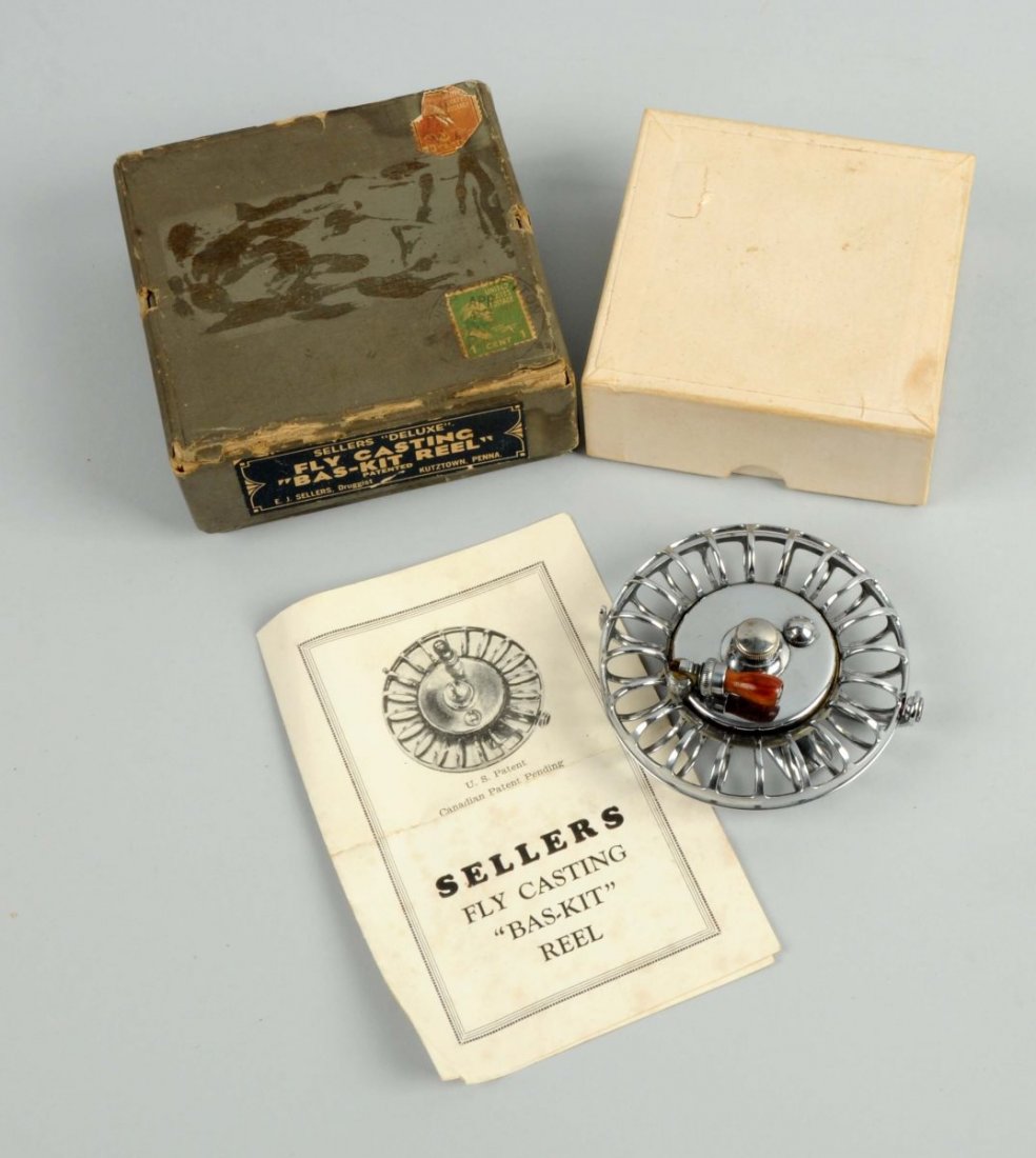 E.J. Sellers Deluxe Bas-Kit Reel, New in the Box. (1 of 8)