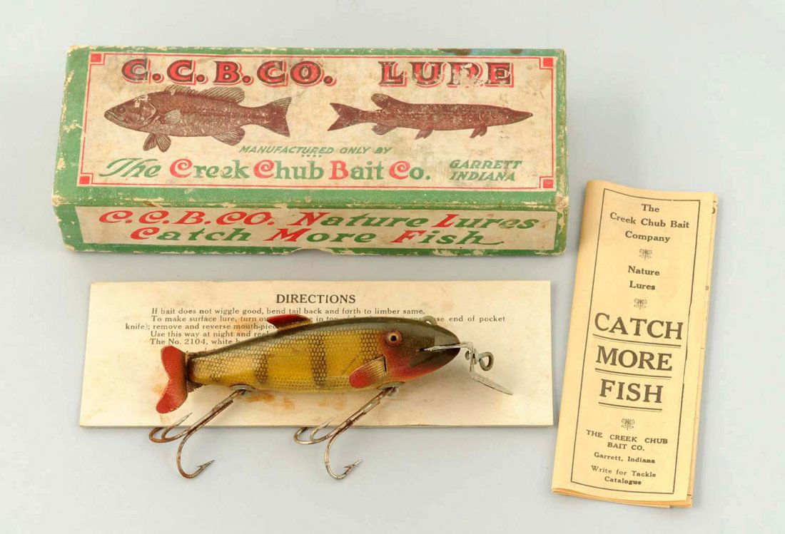 Early Creek Chub Fintail Shiner with Intro Box. (1 of 4)
