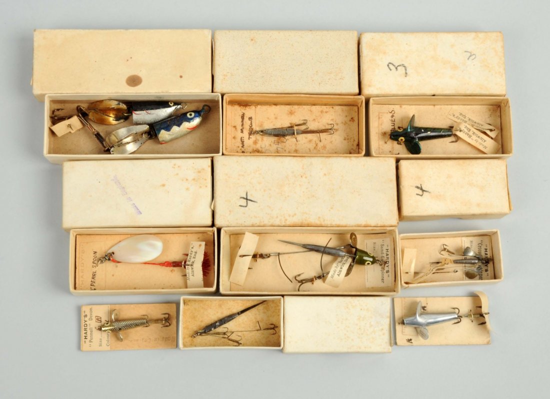 Lot Of 9: Assorted Hardy Baits with Boxes. (1 of 3)