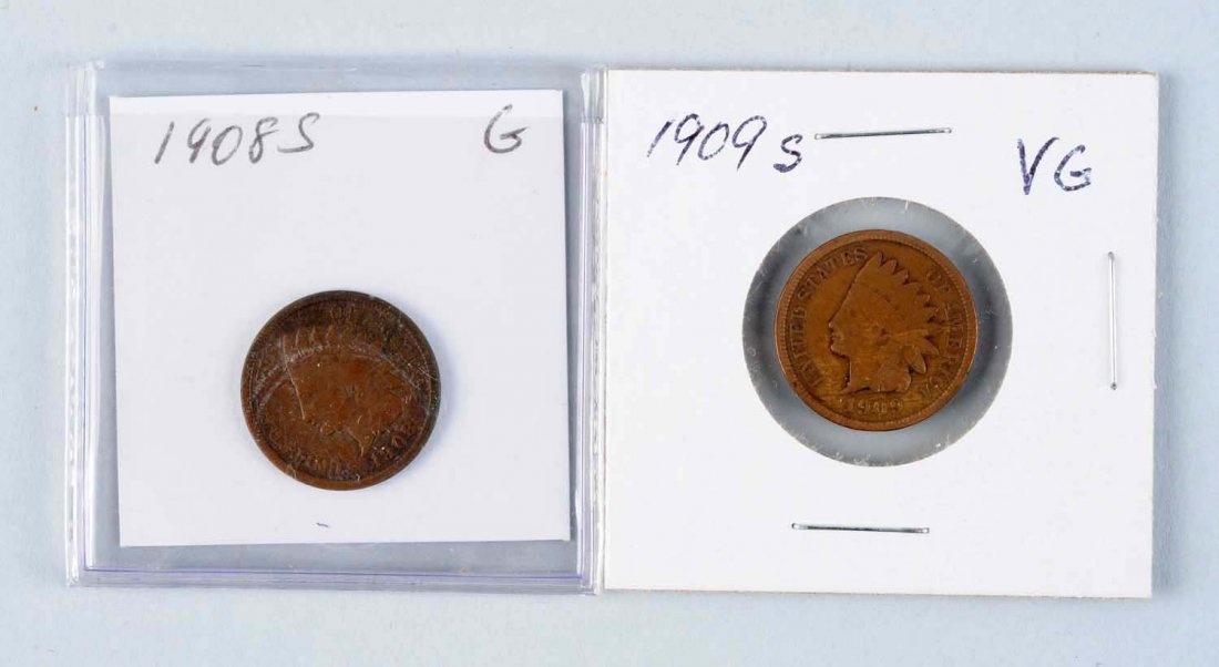 Lot Of 2: Indian Head Cents. (1 of 2)