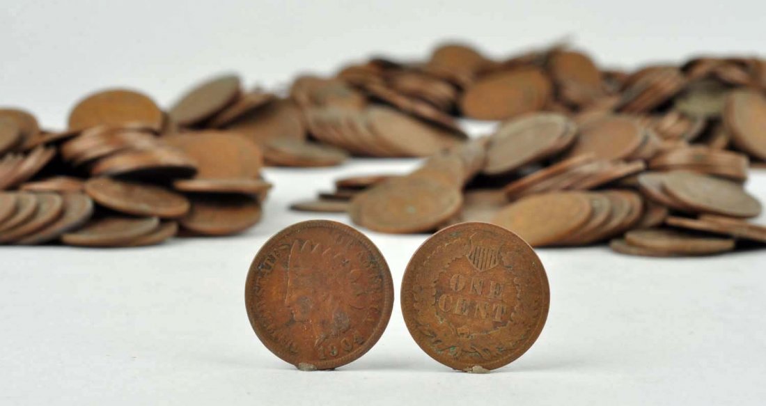 Lot Of 500: 1900 Indian Cents. (1 of 2)