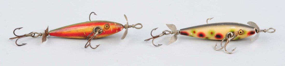 Lot Of 2: Pflueger 3 Hook Neverfail Minnows. (1 of 3)