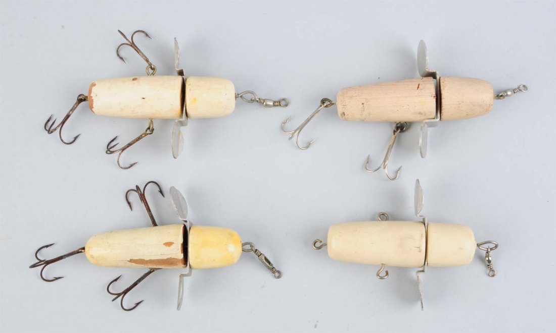 Lot Of 4: Decker Surface Baits. (1 of 3)