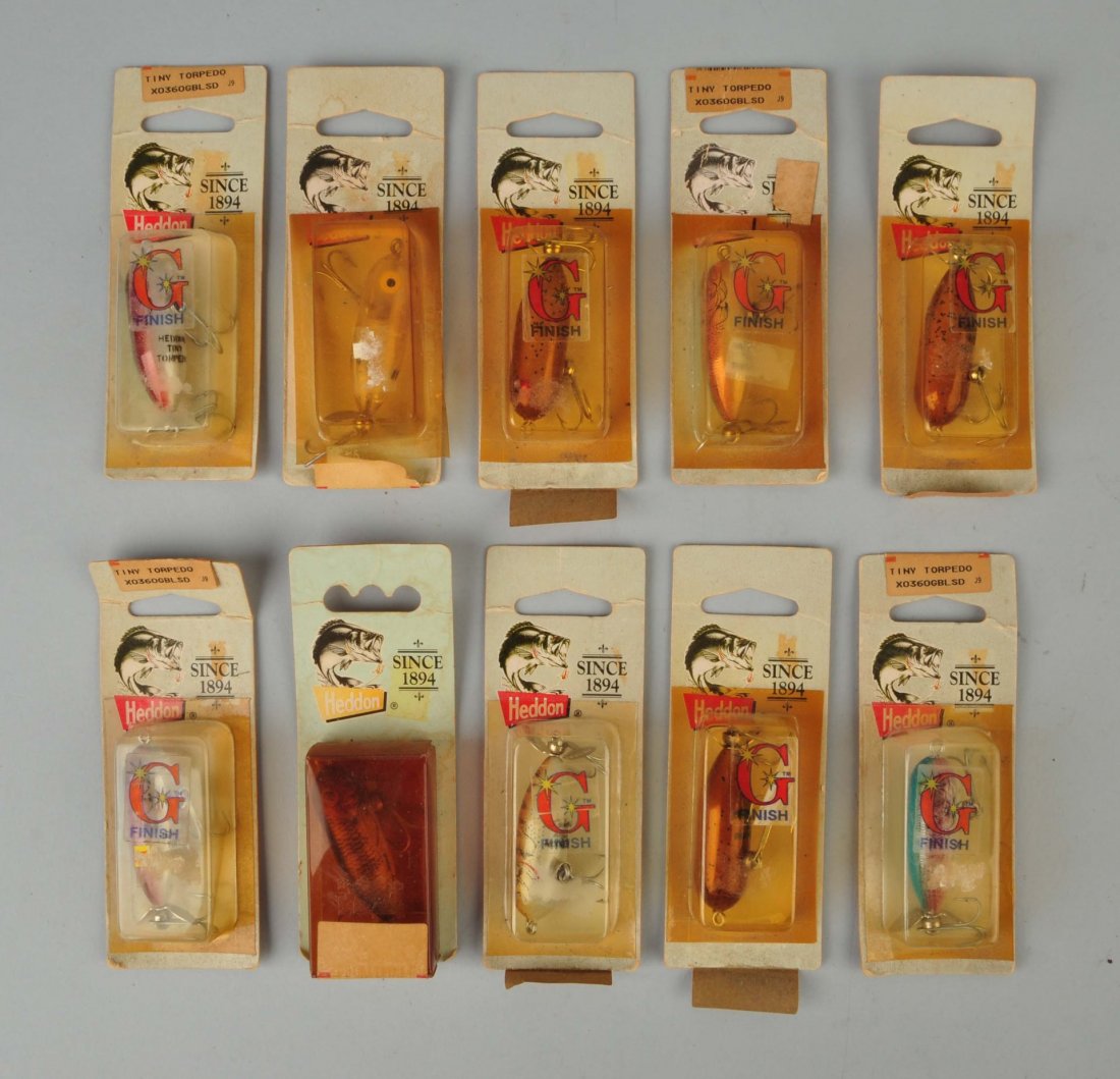 Lot Of 10: Heddon Tiny Torpedoes. (1 of 1)