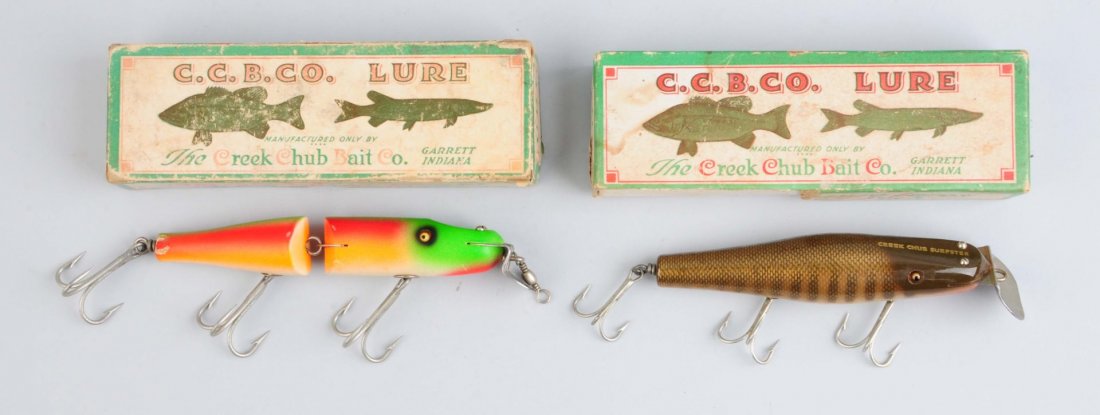 Lot Of 2: Creek Chubs In Boxes. (1 of 3)