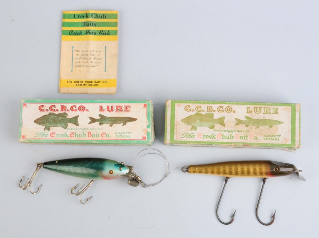 Lot Of 2: Creek Chub Lures In Boxes. (1 of 3)