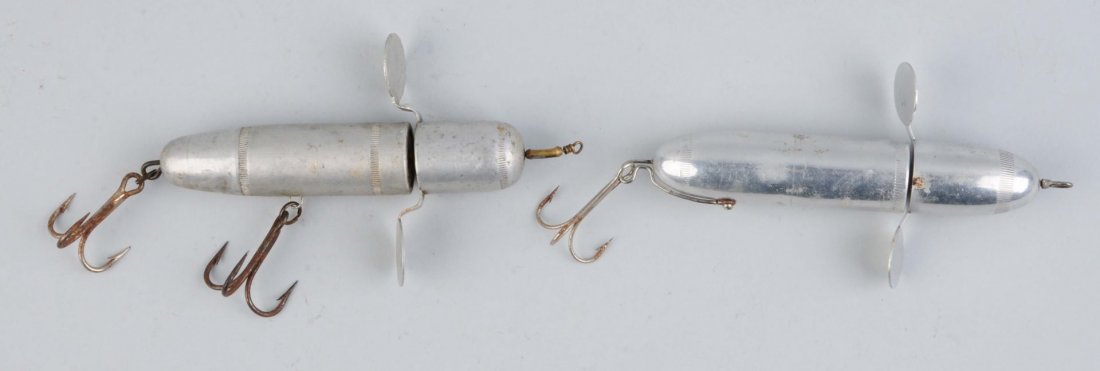 Lot Of 2: Silver Fishing Lures. (1 of 3)