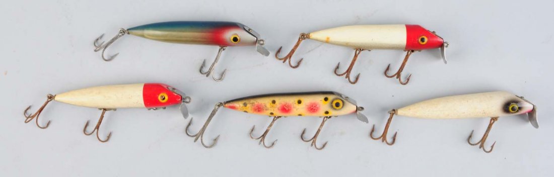 Lot Of 5: Rhinehart Jinx Baits. (1 of 3)