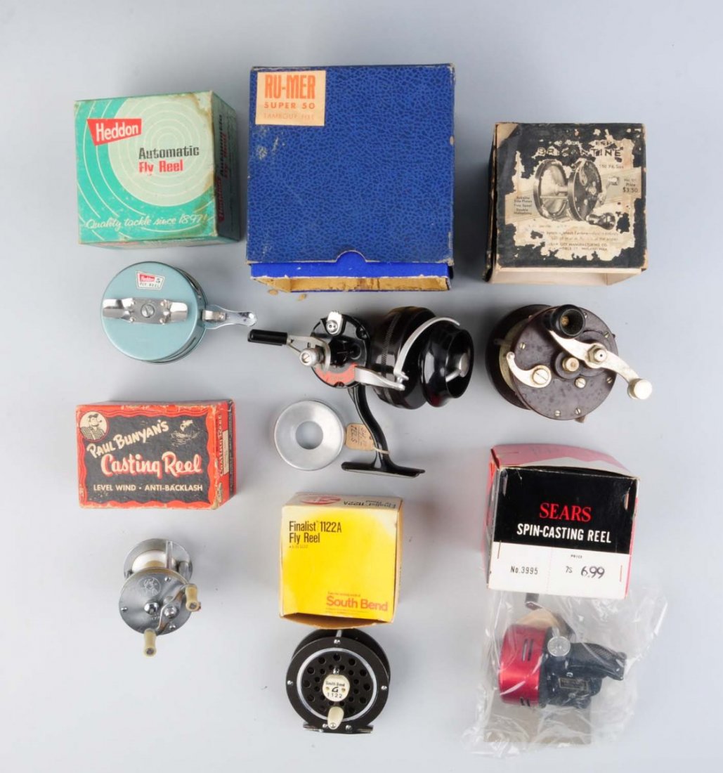 Lot Of Fishing Reels . (1 of 1)