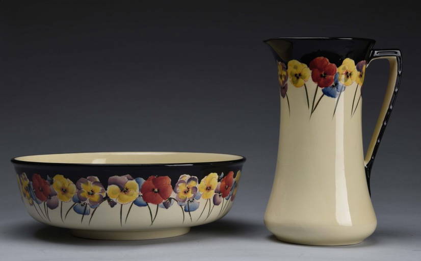 Large Royal Doulton Pitcher And Bowl Set.