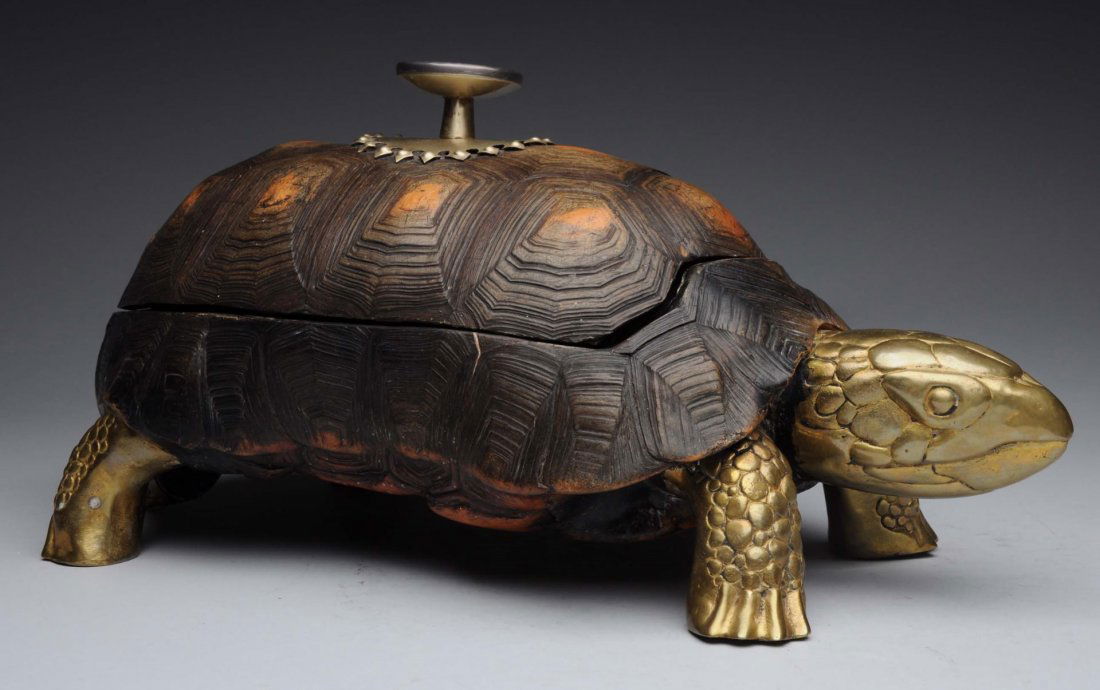 Tortoise and Brass Box by Anthony Redmile. (1 of 6)