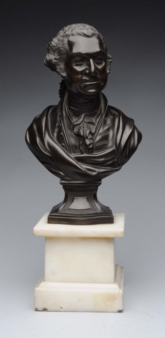 19th Century George Washington Bronze Bust. (1 of 4)