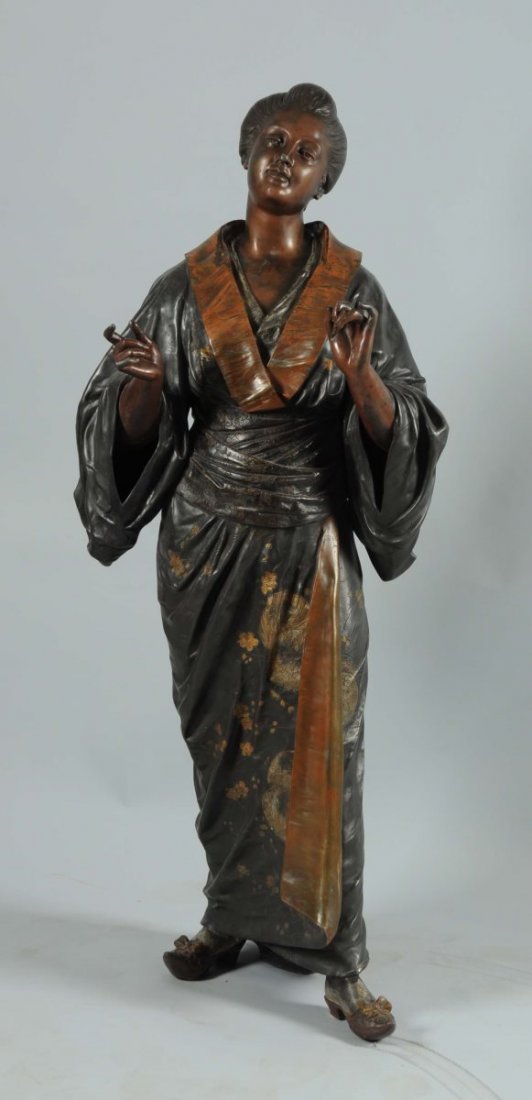 Early Japanese Life Size Woman. (1 of 4)
