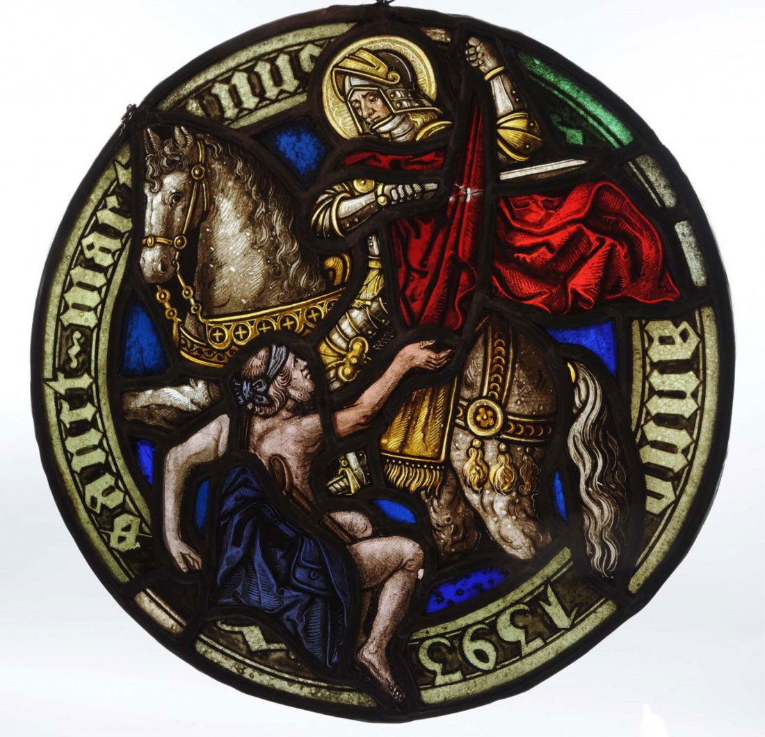 American Leaded Stained Glass Window. (1 of 2)