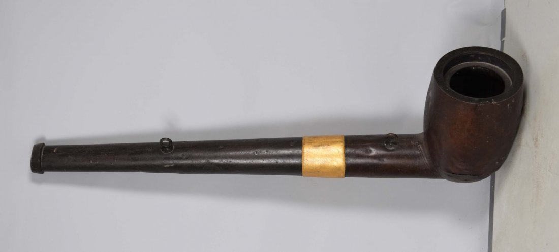 Large Figural Pipe Advertising Trade Sign. (1 of 1)