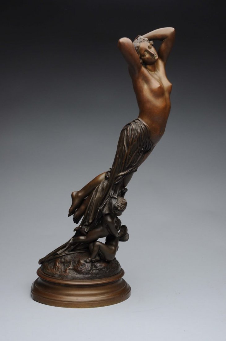 French bronze by Joseph Michel-Ange Pollet. (1 of 5)