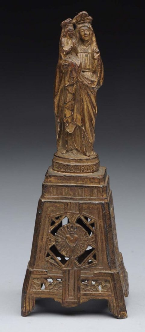 Small Bronze Lady with Child. (1 of 4)