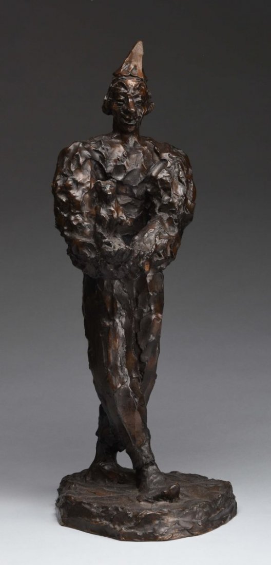 Unique Bronze Sculpture by Agness Yarnall. (1 of 2)