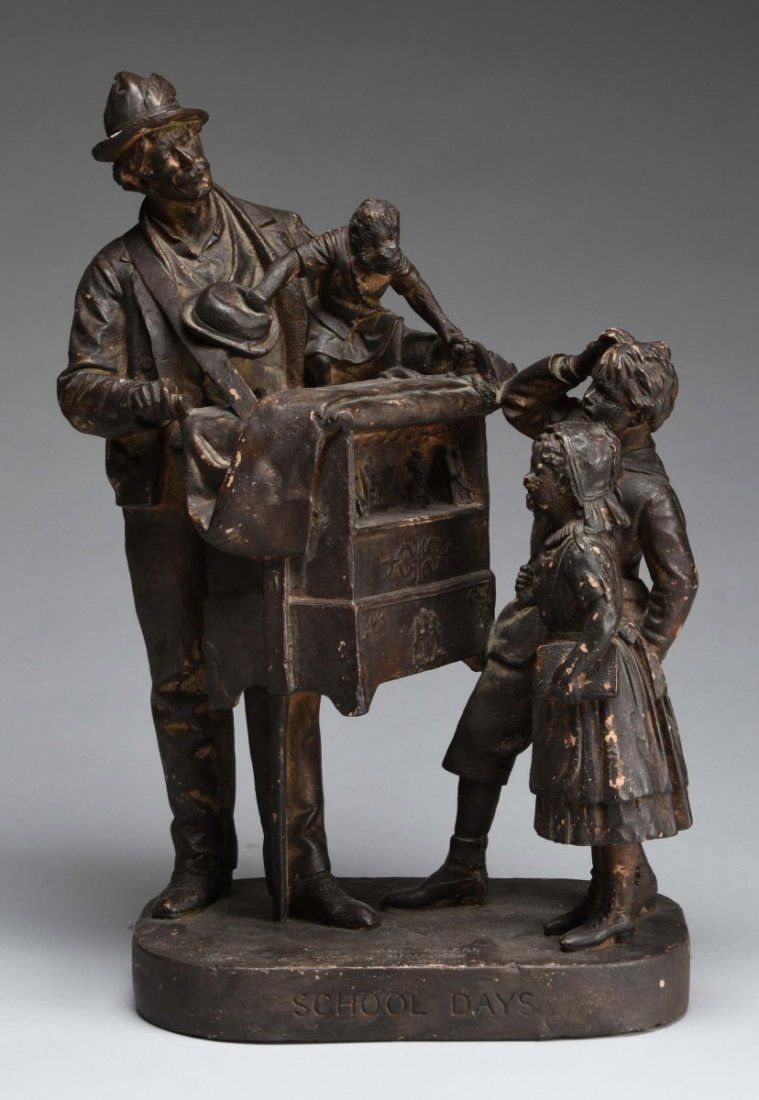John Rodgers "School Days" Plaster Sculpture. (1 of 1)