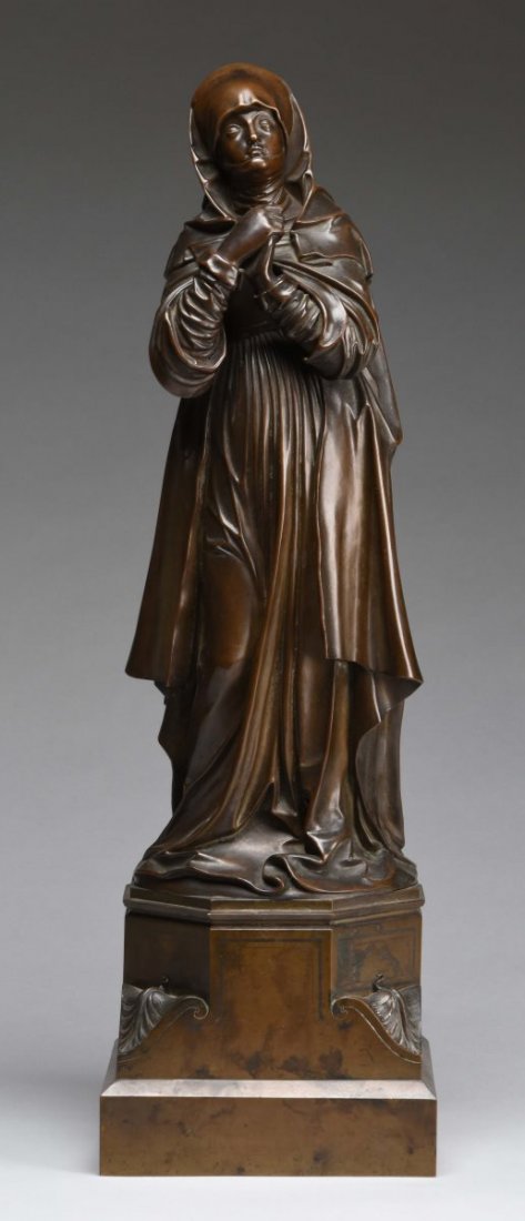 Small Bronze Figure of a Woman. (1 of 1)