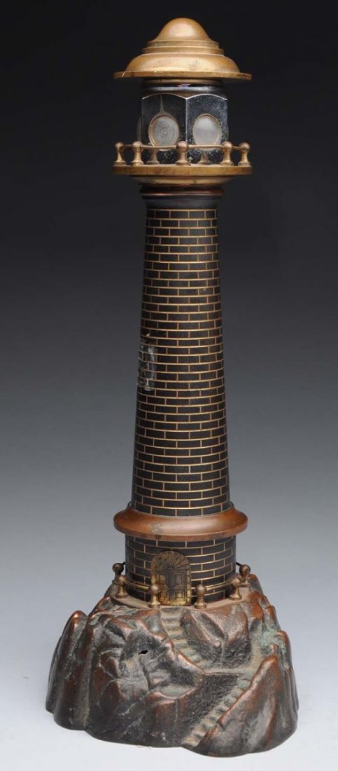 Bronze Lighthouse Lamp. (1 of 4)