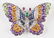 Multi-Gem Butterfly Brooch.