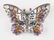 Multi-Gem Butterfly Brooch. - 2