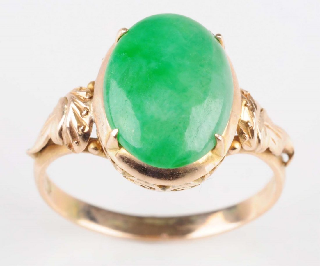 Gold & Jade Ring. (1 of 6)