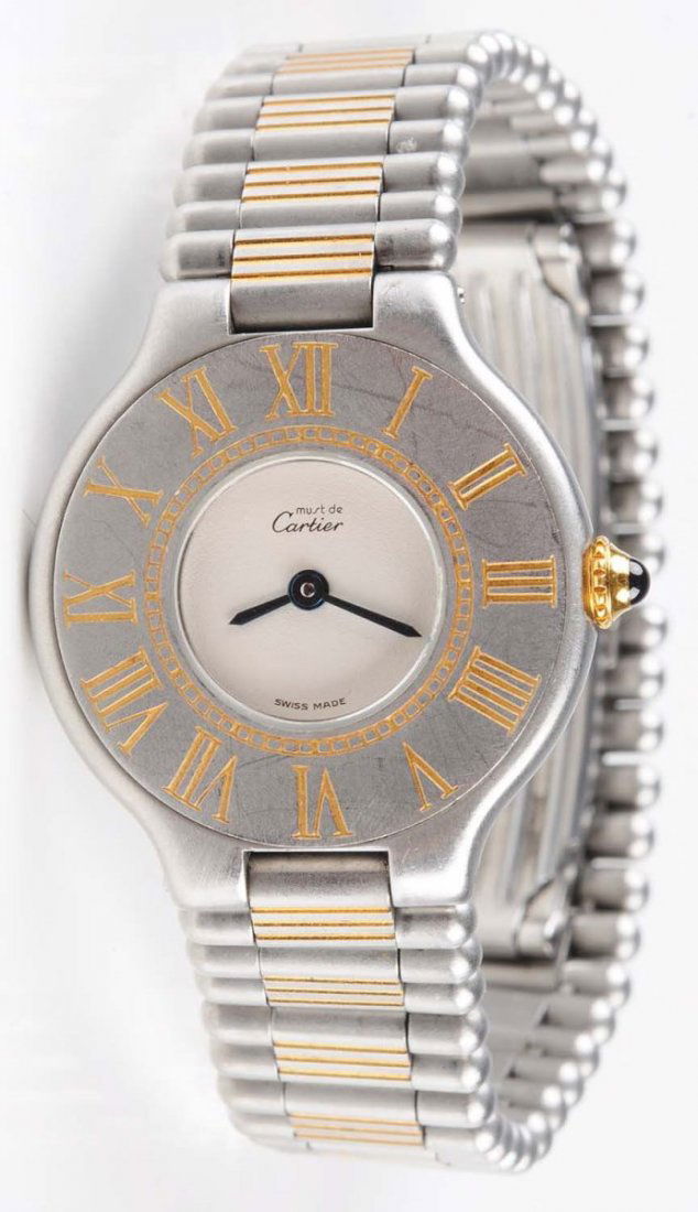 Ladies "Must de Cartier" Wrist Watch. (1 of 5)